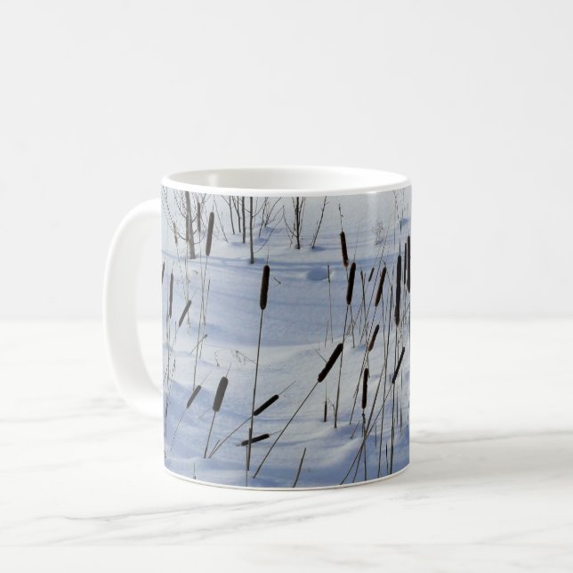 Winter in Quebec, Kanada Kaffeetasse (Vorderseite Links)