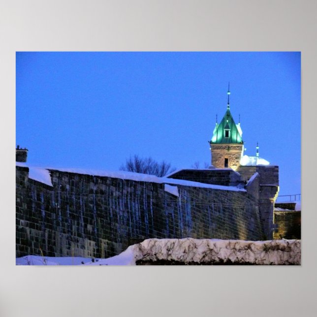 Winter in Quebec, Kanada Poster (Vorne)