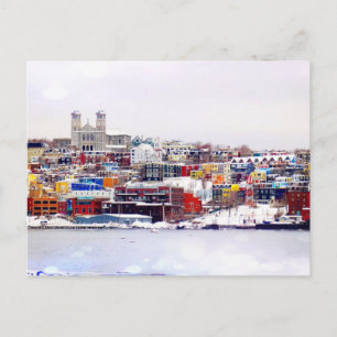 Winter in St. John's Postkarte