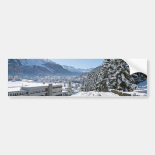 Winter in St. Moritz Autoaufkleber