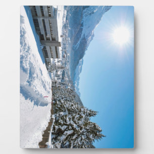 Winter in St. Moritz Fotoplatte