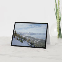 Winter in Tahoe- Lied von Solenoid. 7:5 Gruß-Karte