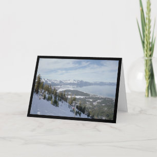 Winter in Tahoe - Song von Sol. 2:3 Grußkarte Karte