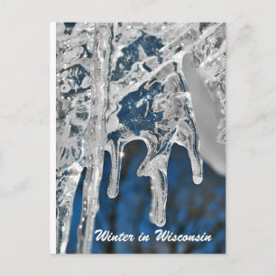 Winter in Wisconsin Postkarte