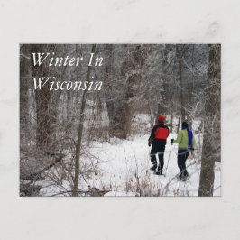 Winter in Wisconsin Postkarte
