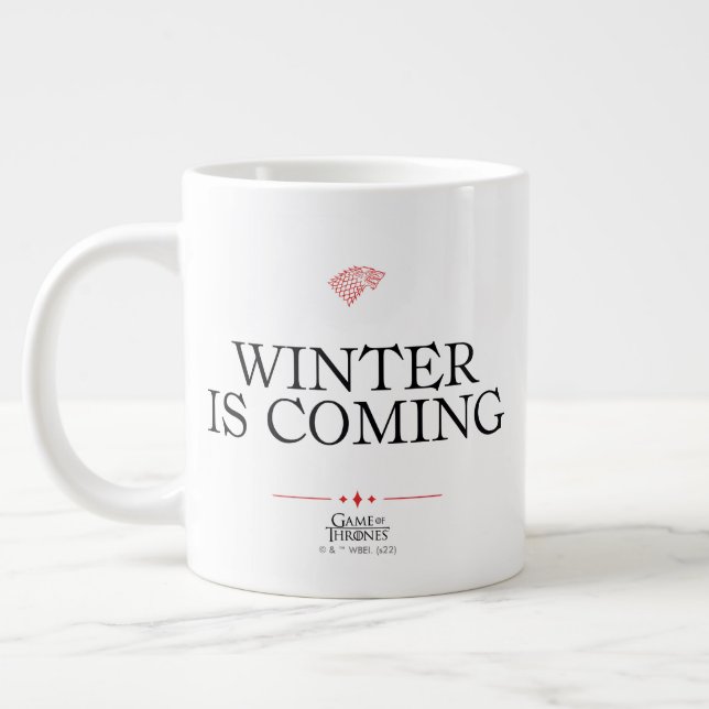 Winter Is Coming Jumbo-Tasse (Links)