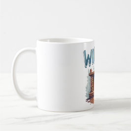 Winter Is Here Fireplace Mug – Cozy Fire Design Kaffeetasse