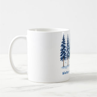 Winter ist meine Lieblingsfarbe Morgenkaffee Kaffeetasse