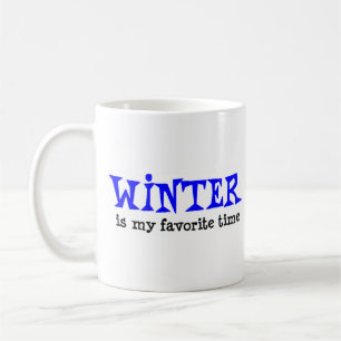 Winter ist meine Lieblingsjahreszeit Kaffeetasse