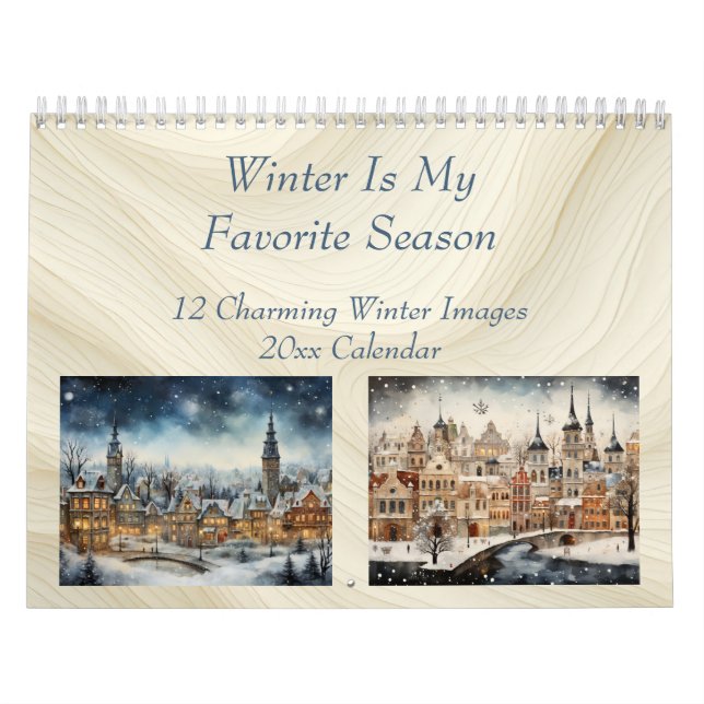 Winter ist meine Lieblingssaison Kalender (Titelbild)