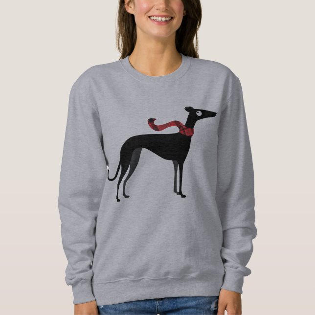 Winter-Jagdhund Sweatshirt (Vorderseite)
