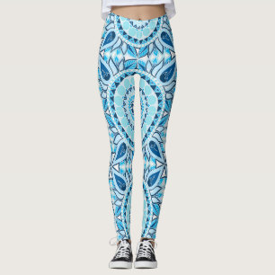 Winter-Jahreszeit-Mandala Leggings
