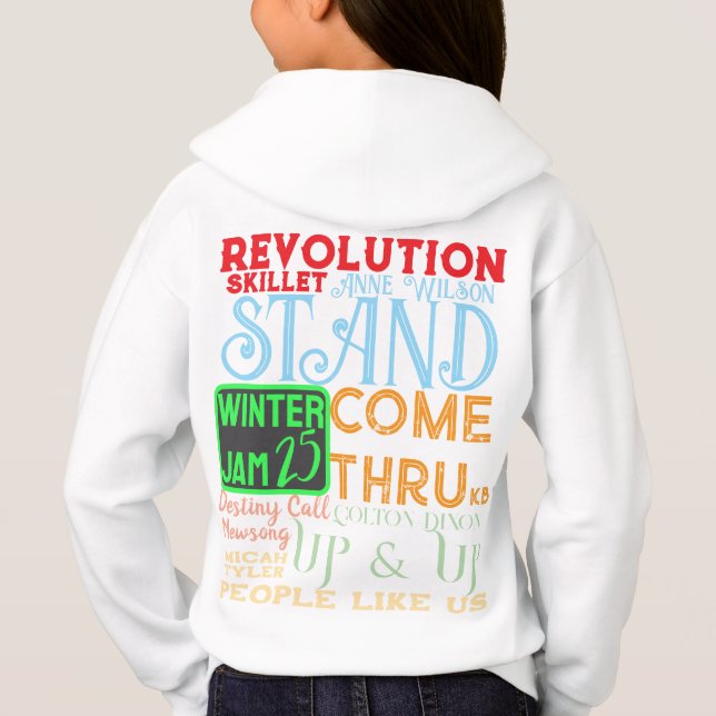 Winter Jam 2025 Jam Nation Skillet Anne Wilson Hoodie (Rückseite)