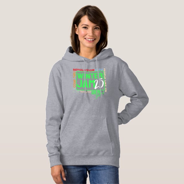 Winter Jam 2025 Jam Nation Skillet Anne Wilson Hoodie (Vorne ganz)