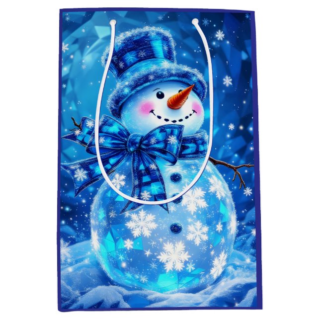 Winter Joy Gift Bag Mittlere Geschenktüte (Vorderseite)