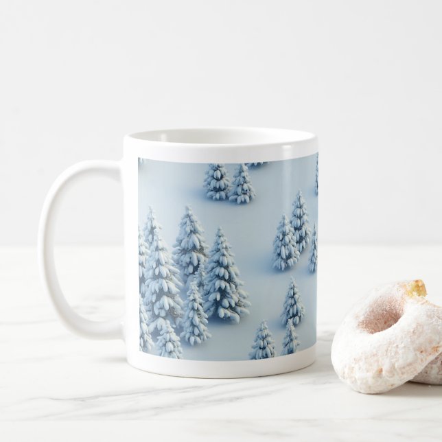 Winter Kaffeetasse (Mit Donut)