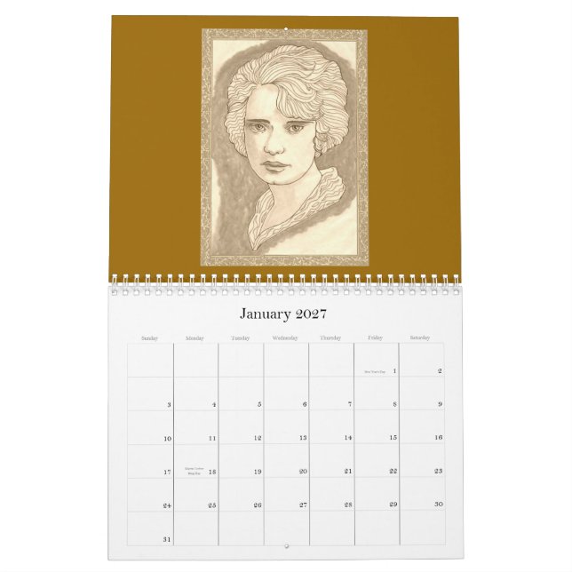 Winter-Kalender Kalender (Jan 2027)