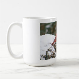 Winter Kardinal Kaffee Tasse