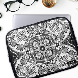 Winter Kardinals Mandala Laptopschutzhülle