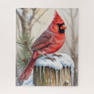 Winter-Kardinalsrätsel Puzzle