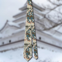 Winter-Kimono-Frau - Vintage japanische Kunst