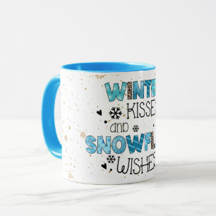 Winter Kisses individualisieren Tasse