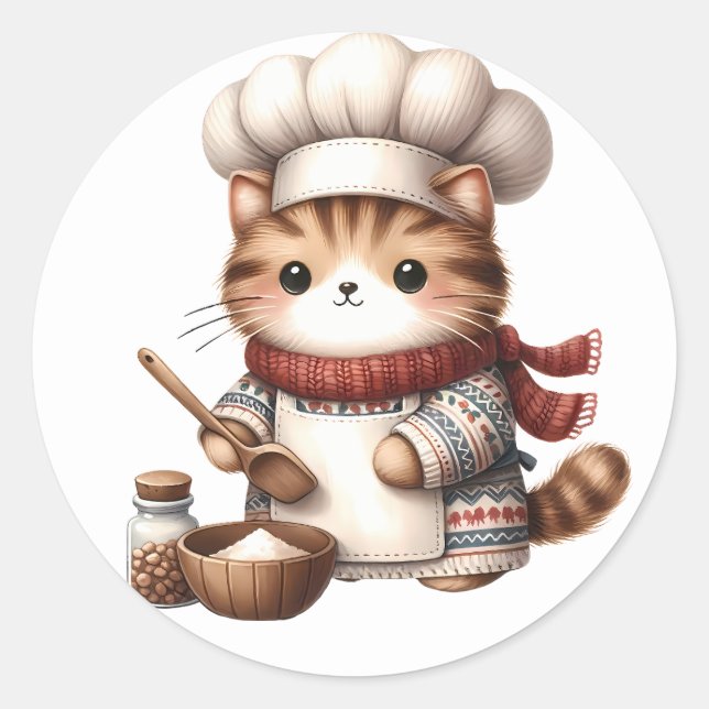Winter Kitten Stickers (Vorderseite)