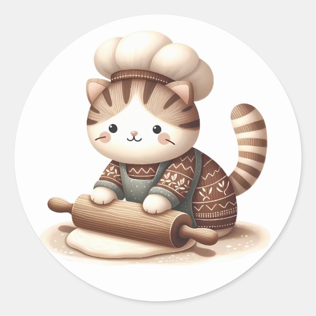 Winter Kitten Stickers (Vorderseite)