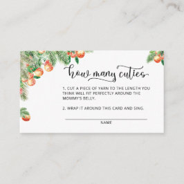 Winter Kleine Süsse schätzt wie viele Süssen Begleitkarte