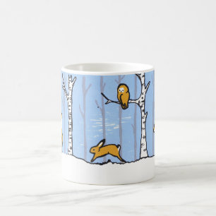 Winter kommt kaffeetasse