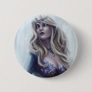 Winter-Königinknopf Button