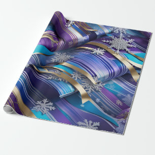 Winter-Königliche-Eleganz-Geschenkpapier Geschenkpapier
