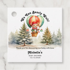 Winter können wir frühzeitig auf Weihnachtsdusche Geschenkanhänger