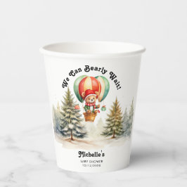 Winter können wir frühzeitig auf Weihnachtsdusche Pappbecher