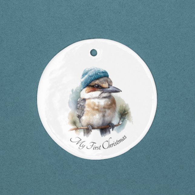 Winter Kookaburra Wünsche, Brauch Keramik Ornament (Von Creator hochgeladen)
