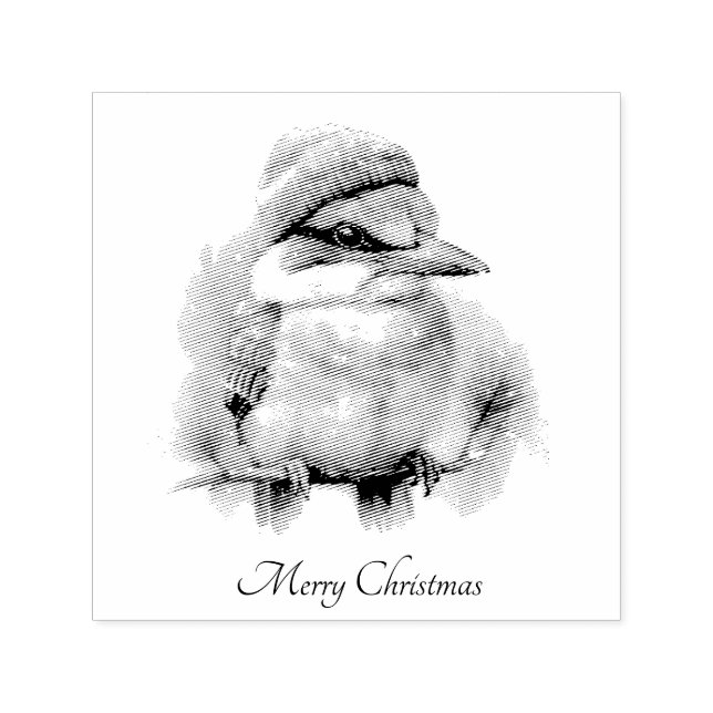 Winter Kookaburra Wünsche, Brauch Permastempel (Design)