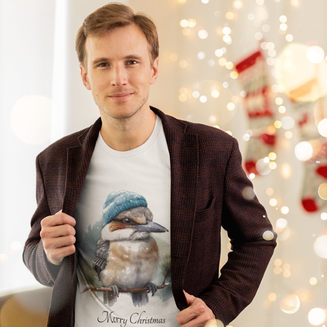 Winter Kookaburra Wünsche, Brauch T-Shirt (Von Creator hochgeladen)