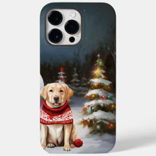 Winter-Labrador-Wohnwagen-Weihnachtsabenteuer Case-Mate iPhone 14 Pro Max Hülle