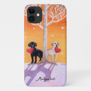 Winter Labradors Painting Case-Mate iPhone Hülle