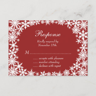 Winter Lace UAWG RSVP Karte