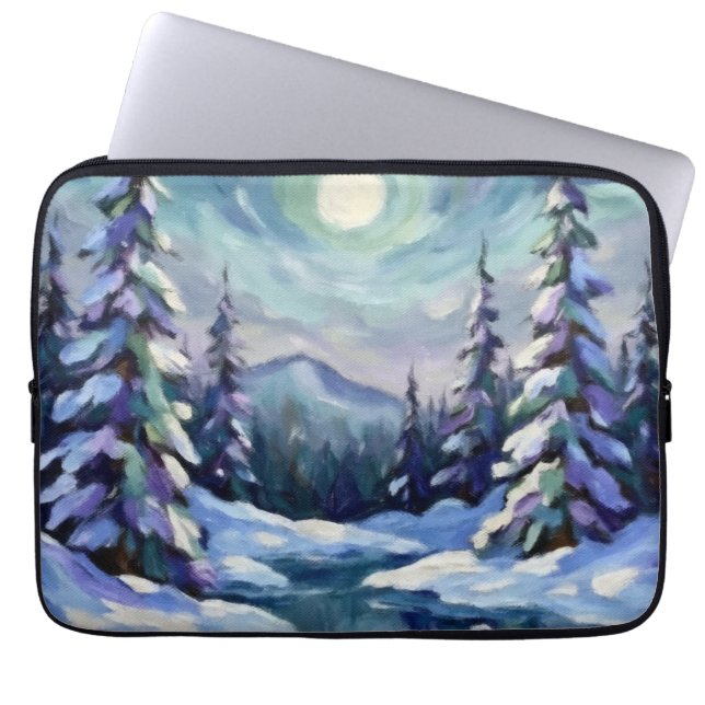 Winter Landscape  Laptopschutzhülle (Vorderseite)