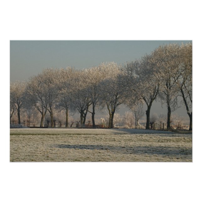 Winter landscape  poster (Vorderseite)