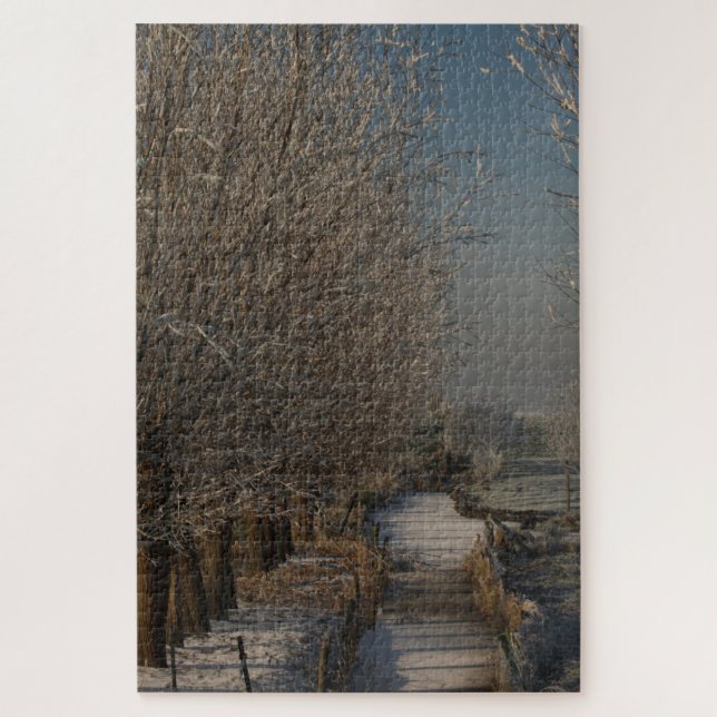 Winter landscape  puzzle (Vertikal)