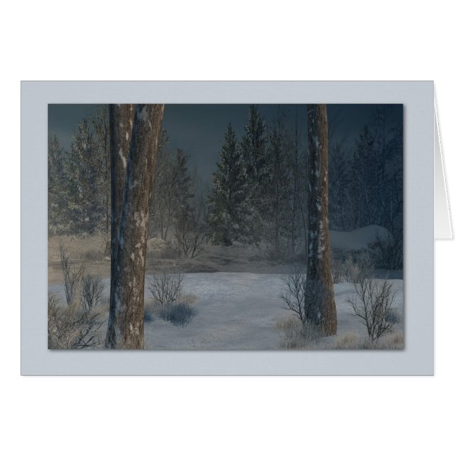 Winter-Landschaft (Vorderseite (Horizontal))