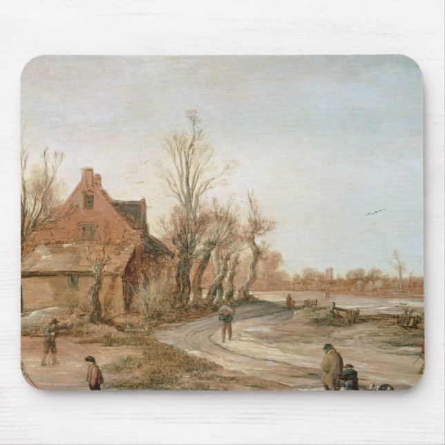 Winter-Landschaft, 1623 Mousepad (Vorne)