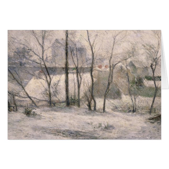 Winter-Landschaft, 1879 (Vorderseite (Horizontal))