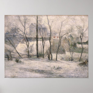 Winter-Landschaft, 1879 Poster
