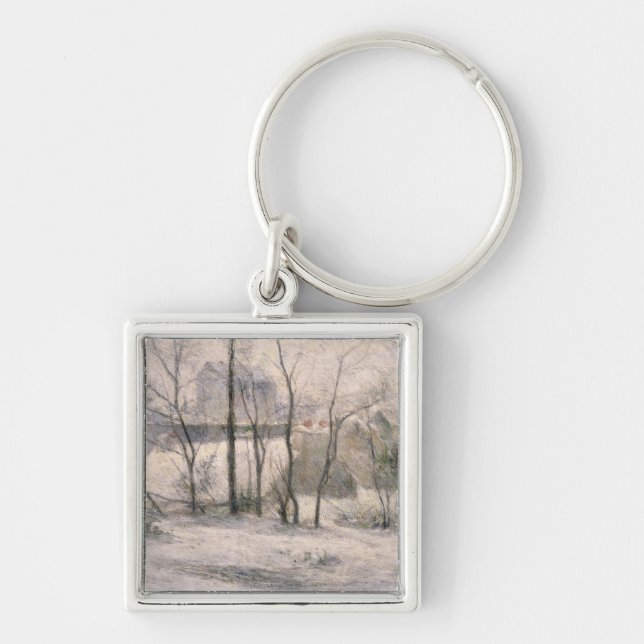 Winter-Landschaft, 1879 Schlüsselanhänger (Vorne)