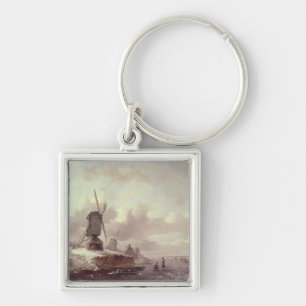 Winter-Landschaft 3 Schlüsselanhänger