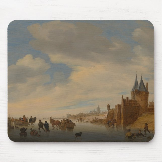Winter-Landschaft in Arnhem | 1653 Mousepad (Vorne)